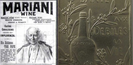 Vino Mariani o Vino con "cocaína" la bebida que gustaba a Pio X y León XIII