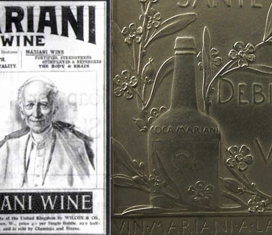 Vino Mariani o Vino con «cocaína» la bebida que gustaba a Pio X y León XIII Vino Mariani o Vino con "cocaína" la bebida que gustaba a Pio X y León XIII