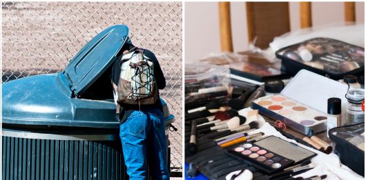 Conoce a las amantes del maquillaje que buscan productos en la basura