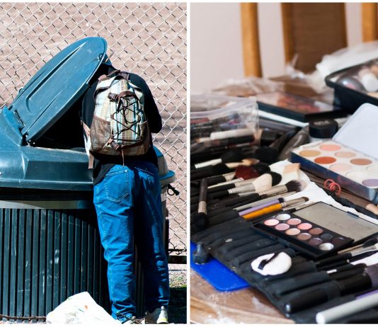 Conoce a las amantes del maquillaje que buscan productos en la basura