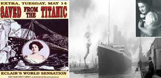 La actriz que sobrevivió al Titanic y actuó en el 1er film sobre la tragedia