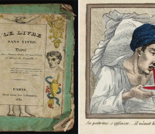 Este libro de 1830 ilustró las consecuencias de ser un onanista y eran… Este libro de 1830 ilustró las consecuencias de ser un onanista y eran...