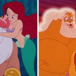 Princesas disney, hércules y Ariel son primos