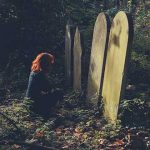 llorar, tumba, pérdida, muerte