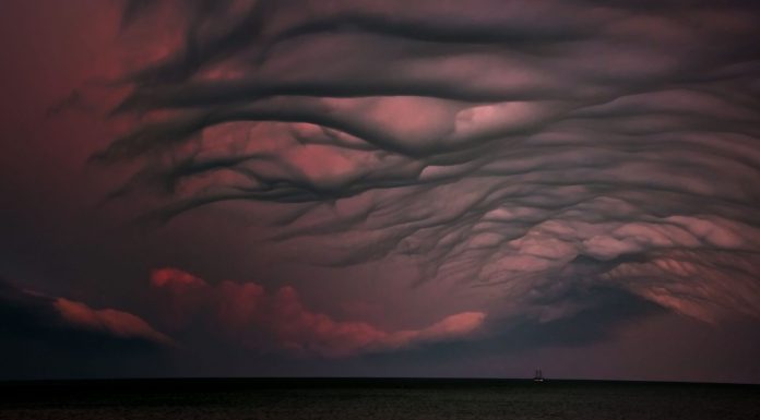 Las nuevas nubes que parecen sacadas de una escena apocalíptica