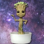 objetos de guardianes de la galaxia, muñeco groot bailar