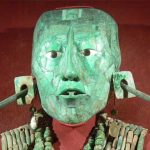 Máscara mortuoria del Rey Pakal de Palenque, gobernante maya