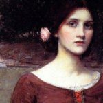 menstruación en el pasado, mujer medieval flores