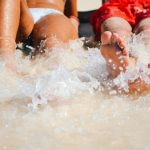 tomar el sol en la playa