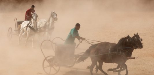 Las carreras de carros en la Antigua Roma. El entretenimiento pasado