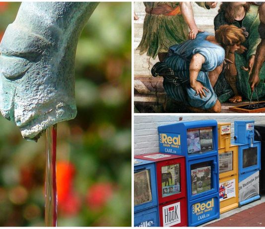 La primera máquina de Vending, en el siglo I d.C., expendía «Agua Bendita» La primera máquina de Vending en el siglo I d.C. expendía "Agua Bendita"