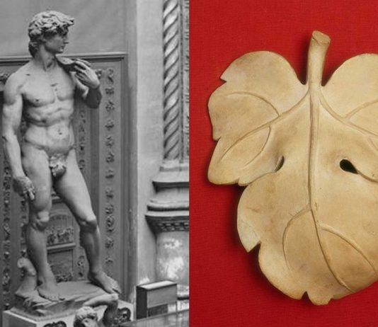 La hoja de parra que cubrió los genitales del David para la reina Victoria La hoja de parra que cubrió los genitales del David para la reina Victoria