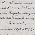 Personalidad de Einstein, escritura de Albert Einstein