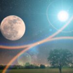 por que la luna cambia de color