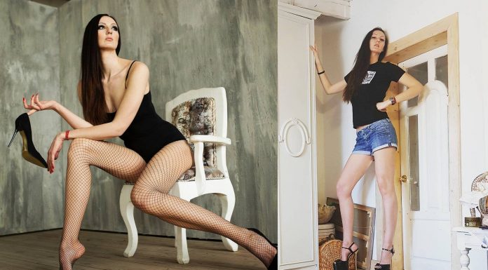 Conoce a Ekaterina Lisina, la mujer con las piernas más largas del mundo