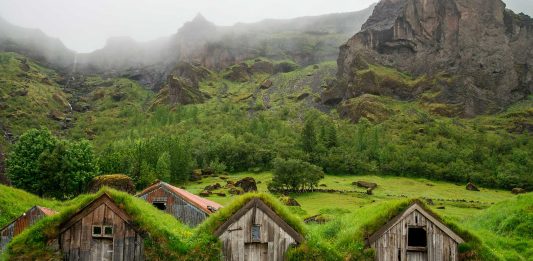 Maravillas vikingas Las tradicionales casas de césped de Islandia