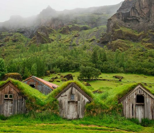 Keldur, el Pueblo con Casas de Césped en Islandia | ¡Típicas vikingas! Maravillas vikingas Las tradicionales casas de césped de Islandia