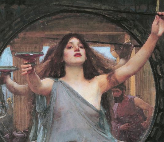Circe, diosa hechicera y curandera de la mitología griega.
