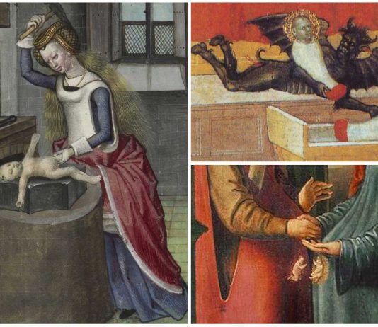 5 Terroríficas pinturas con niños implicados. ¡Qué miedo!