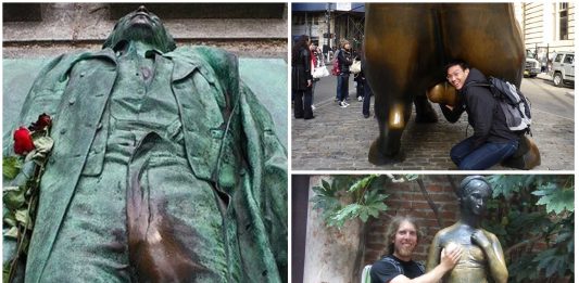 5 Estatuas del mundo que la gente toca donde no debe