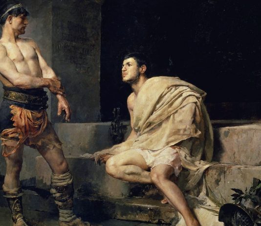 El asesinato del emperador romano Cómodo, que conociste en Gladiator
