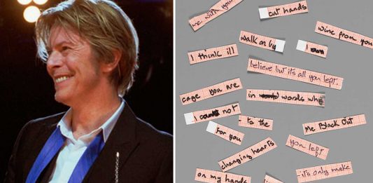 La técnica de escritura que usaba David Bowie y que es muy extraña La técnica de escritura que usaba David Bowie y que es muy extraña