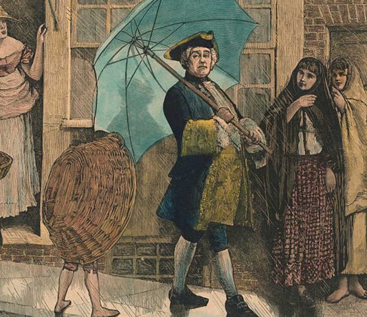 La triste historia del primer inglés que utilizó un paraguas La triste historia del primer inglés que utilizó un paraguas