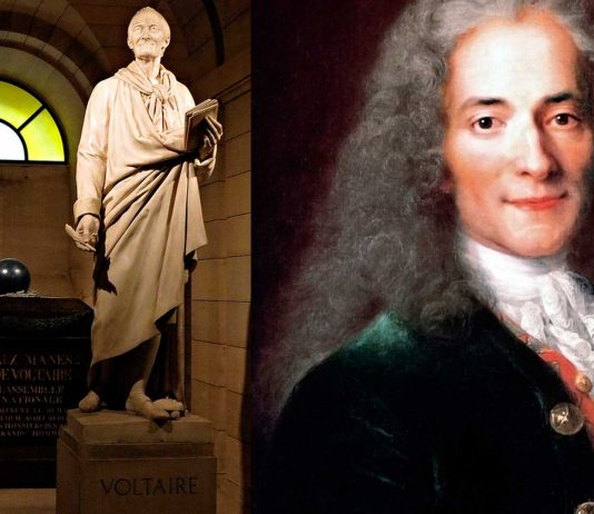 La estatua de Voltaire que… ¡contiene su corazón! La estatua de Voltaire que... ¡contiene su corazón!