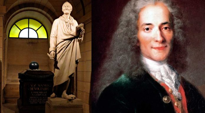 La estatua de Voltaire que... ¡contiene su corazón!