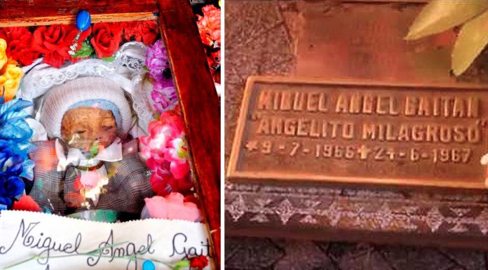 Miguel Ángel, el angelito milagroso cuyo cuerpo se mantiene intacto