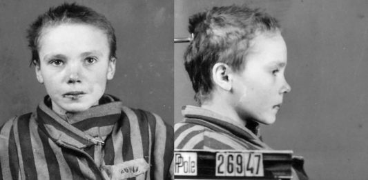 Niña en Auschwitz