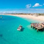 Curiosidades de África, Playa de Santa María en Cabo Verde