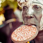 Curiosidades de África, Etiopía, mujeres del plato en el labio, Mursi
