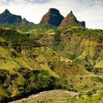 Curiosidades de África, Etiopía, paisaje de las montañas Simen