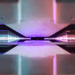 fotografía de un átomo