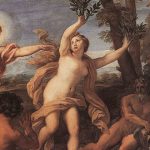 Apolo persiguiendo a Dafne, de Maratta