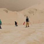 Nieve naranja sobre Europa. ¿Cómo es posible?