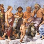 Extracto de la Asamblea de los dioses, de Rafael.
