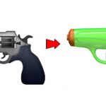 emojis polémicos, emoji pistola