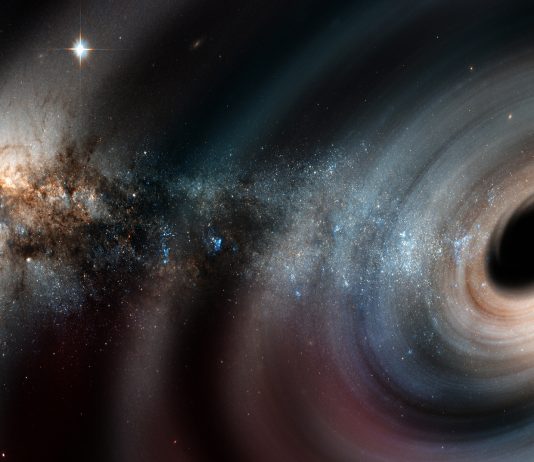 agujero negro junto a la Tierra