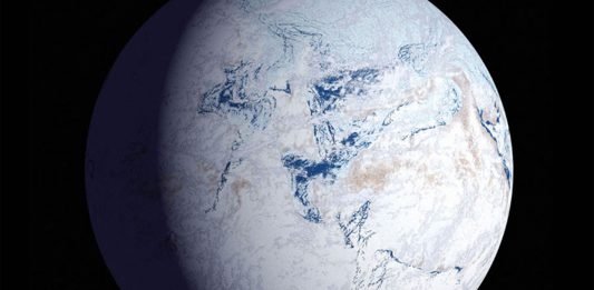 tierra bola de nieve