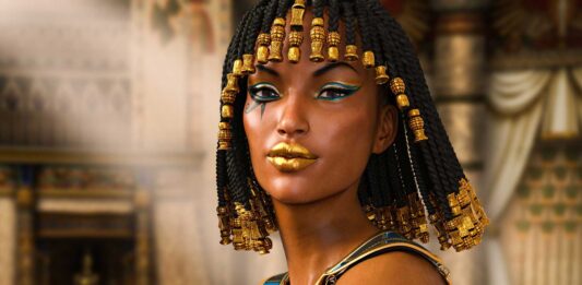 como era el maquillaje de cleopatra