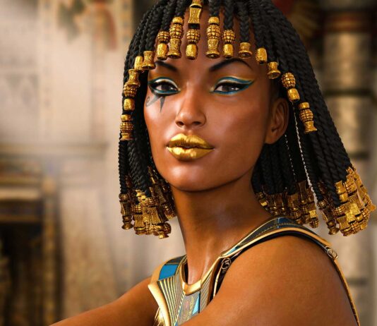 como era el maquillaje de cleopatra