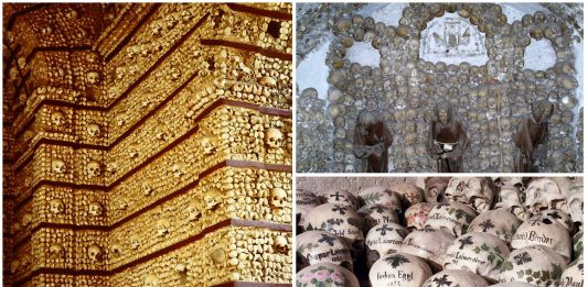 7 Construcciones con huesos humanos | Edificios sorprendentes 5 Construcciones hechas con huesos humanos | Impactantes