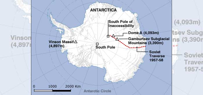 10 Curiosidades de la Cordillera Gamburtsev | Escondida bajo la Antártida