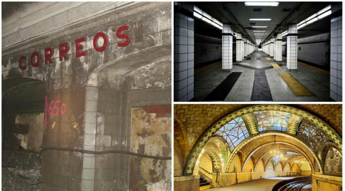 10 curiosas Estaciones Fantasmas | En el metro de París, Nueva York.