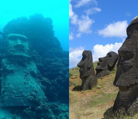 El Moái sumergido de la Isla de Pascua | ¿Existe realmente? El Moai sumergido de la Isla de Pascua | ¿Existe realmente?