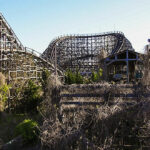 edificios abandonados, parque de atracciones Japón