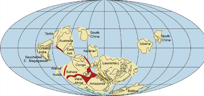 Rodinia | Curiosidades del supercontinente de hace 1100 millones de años