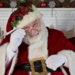 Papá Noel y los Reyes Magos Chimenea